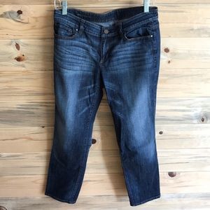 Ann Taylor modern fit denim capris